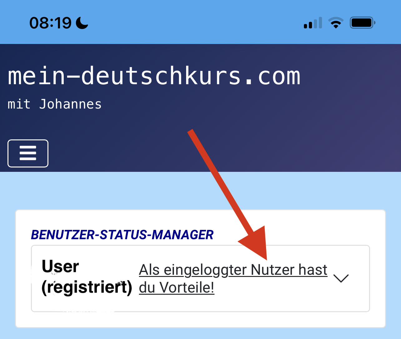 B.S.M (Benutzer Status Manager)