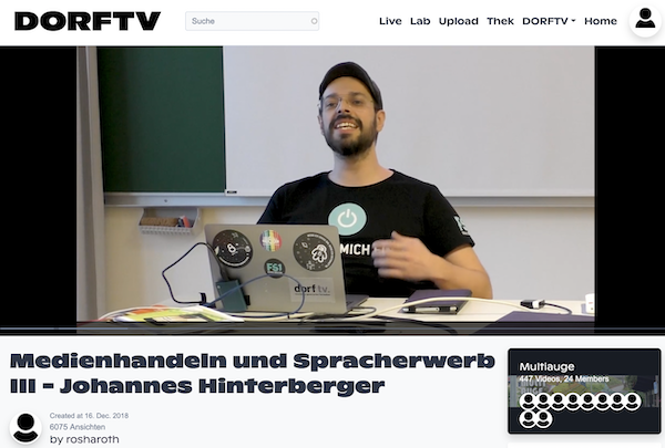 dorftv - medien und spracherwerb III